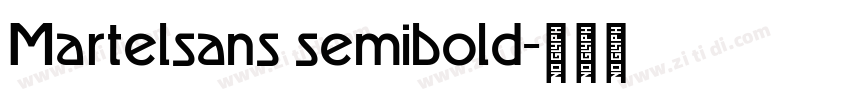 Martelsans semibold字体转换